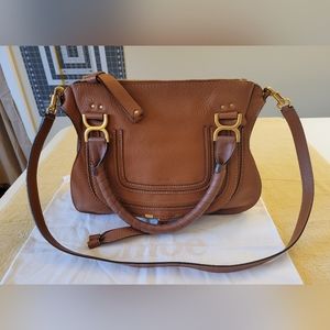 Chloe Marcie Medium-sized Leather Satchel Handbag